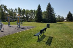 Bower Place Fitness Park in Red Deer