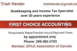 First Choice Accounting ~ Oshawa Income Tax Service in Oshawa